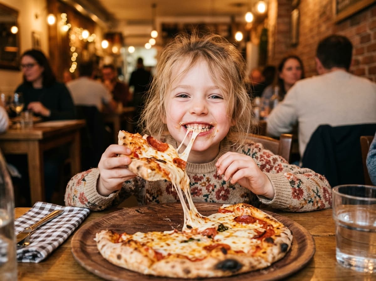 Pizzaria envia mini pizza com sabor preferido de menina autista em Belém